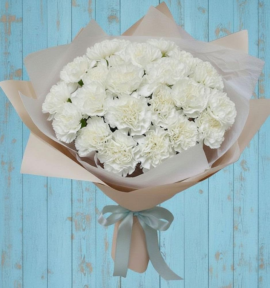 Букет цветов из: Гвоздики в Миатли