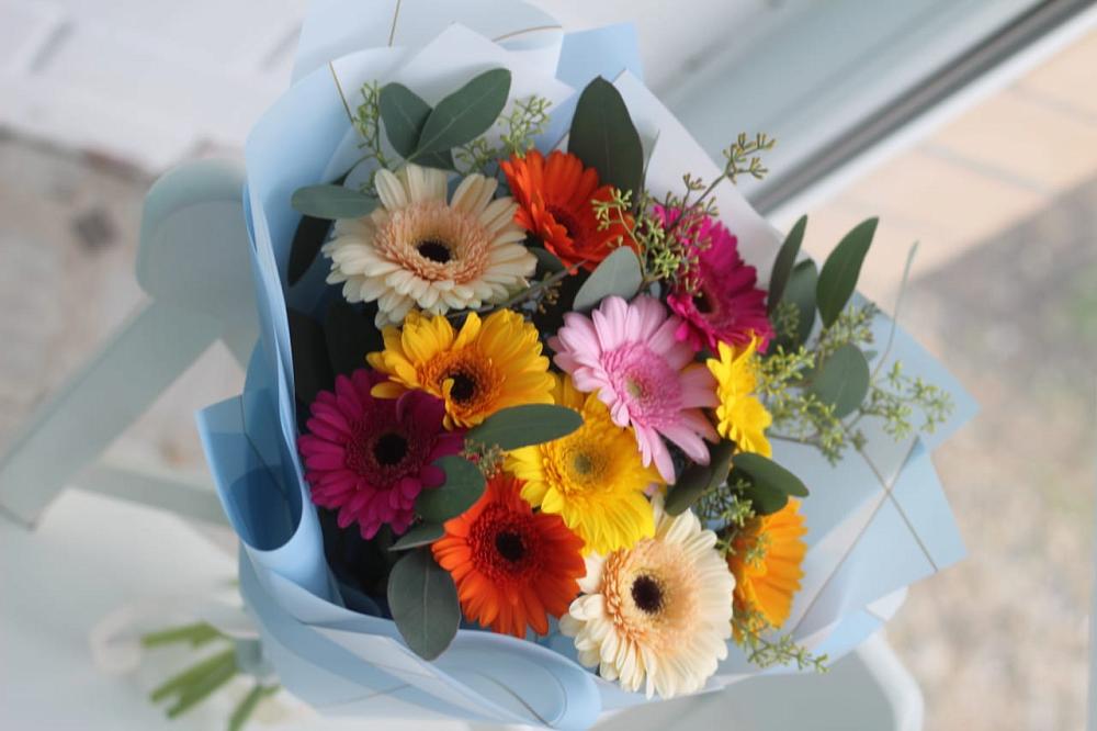 Букет цветов из: Герберы в Миатли