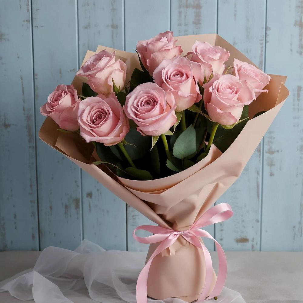 Букет цветов из: Розы в Миатли