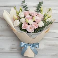 Букет цветов из:  Лизиантусы в Миатли