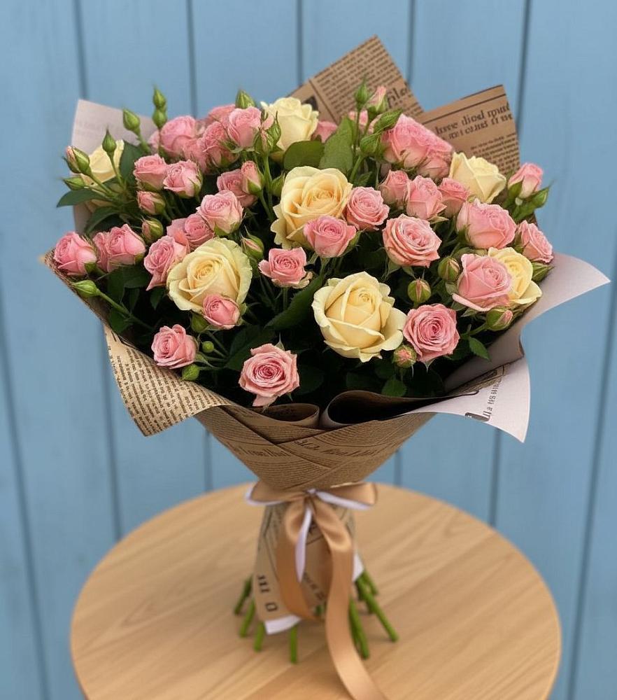 Букет цветов из: Розы в Миатли