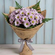 Букет цветов из:  Хризантемы #REPLACE_PRED# Миатли