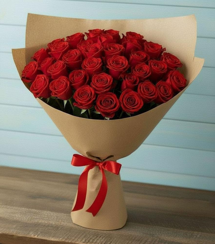 Букет Красные розы Милано в Миатли