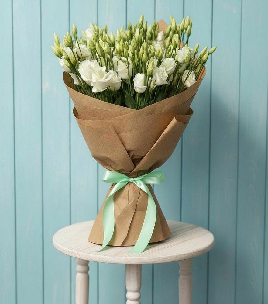 Букет цветов из: Лизиантусы в Миатли