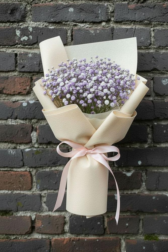 Букет цветов из: Гипсофила в Миатли