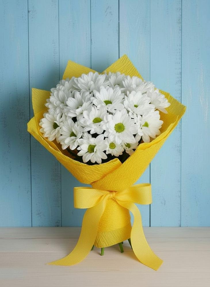 Букет цветов из: Хризантемы в Миатли