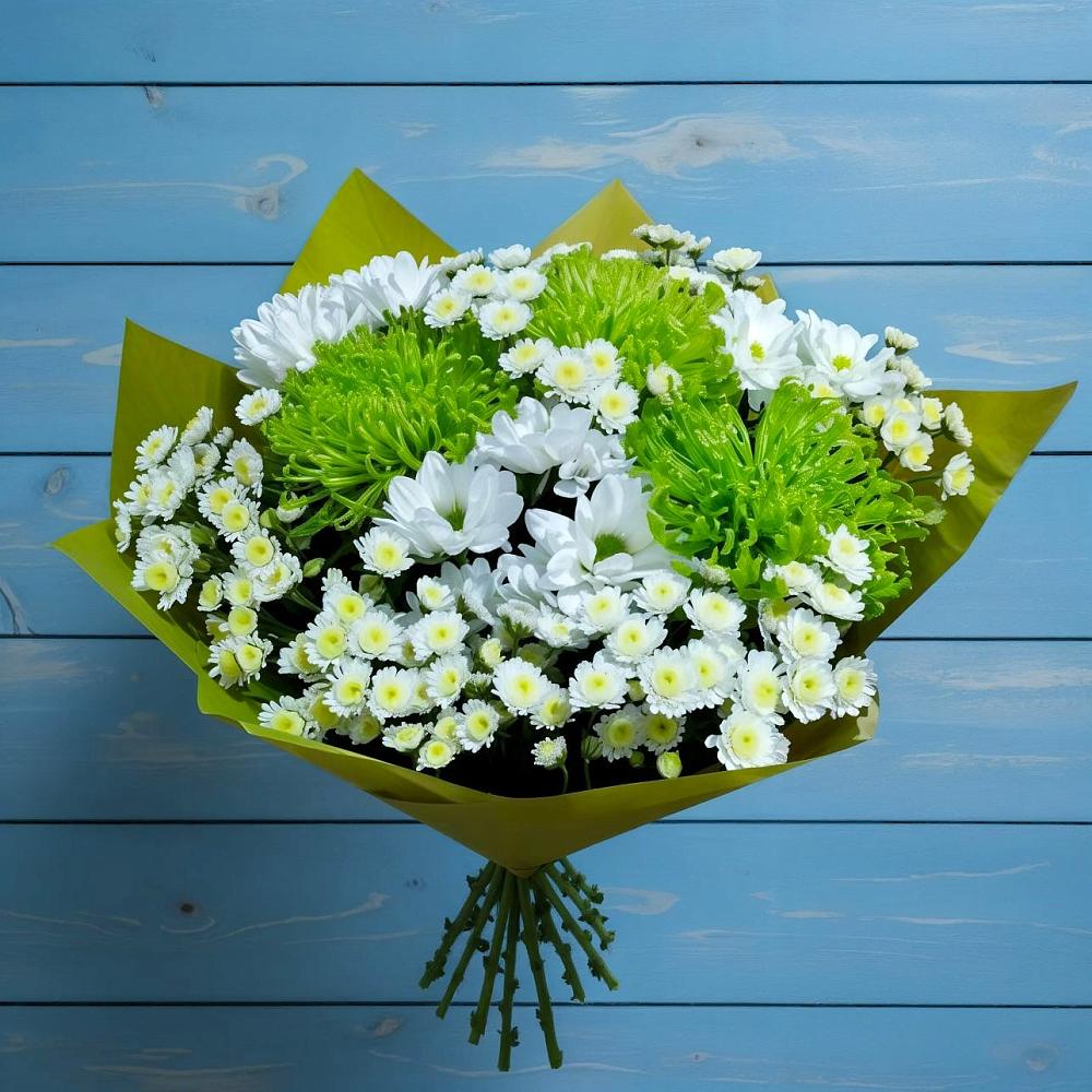 Букет цветов из: Хризантемы в Миатли