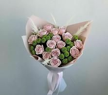 Букет цветов из:  Розы и Хризантемы в Миатли