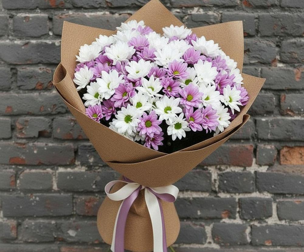 Букет цветов из: Хризантемы в Миатли