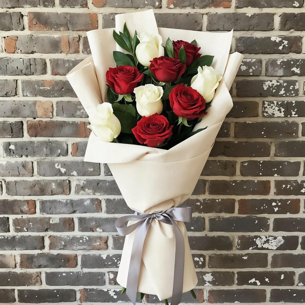 Букет цветов из: Розы в Миатли