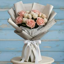 Букет цветов из:  Розы в Миатли