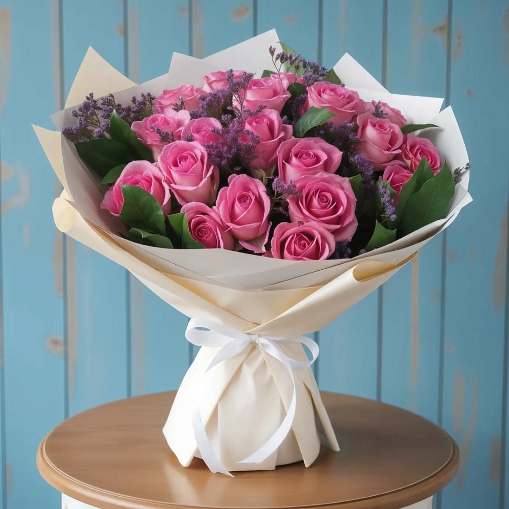 Букет цветов из: Розы в Миатли