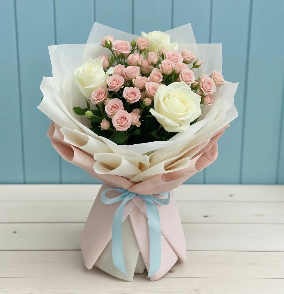 Букет цветов из: Розы в Миатли