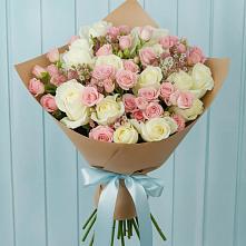 Букет цветов из:  Розы #REPLACE_PRED# Миатли